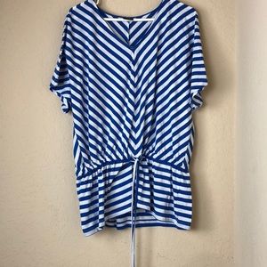 Faded Glory blouse in stipe colors